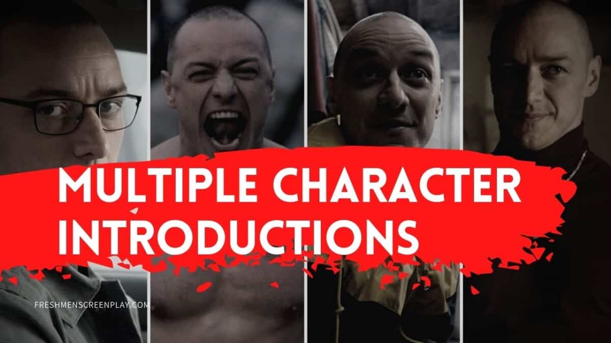 How do you Introduce Multiple Characters at Once in a Script?