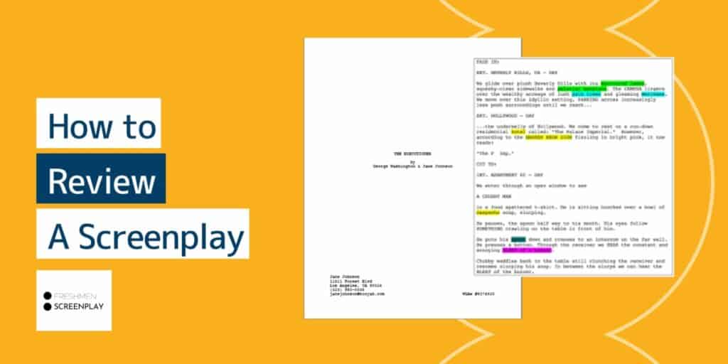 How to review a screenplay